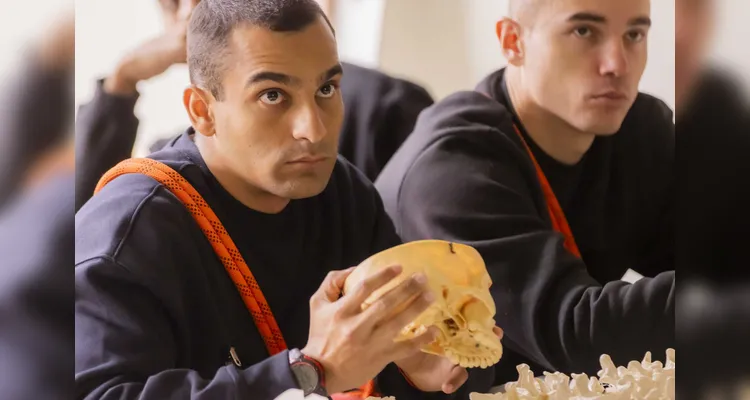 Aula especial com os alunos do Curso de Formação de Praças do 2º Batalhão de Bombeiros Militar do Paraná