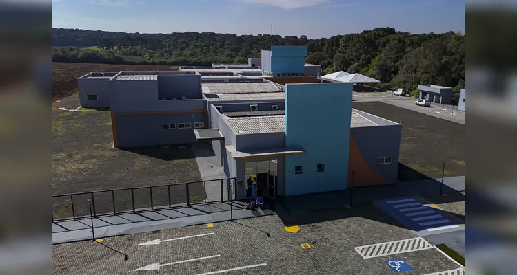 Inauguração do Hospital Dr. Paulo Fortes em São Mateus do Sul.
