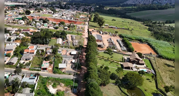 Projeto de pavimentação da Estrada do Alagados, em Ponta Grossa