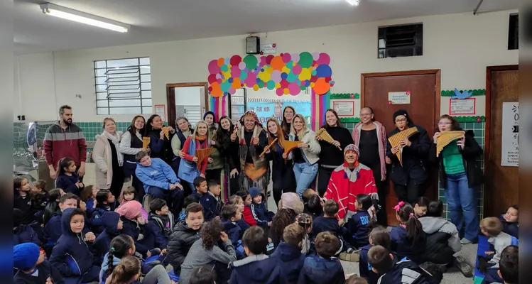Projeto leva cultura dos povos originários a escolas de Ponta Grossa