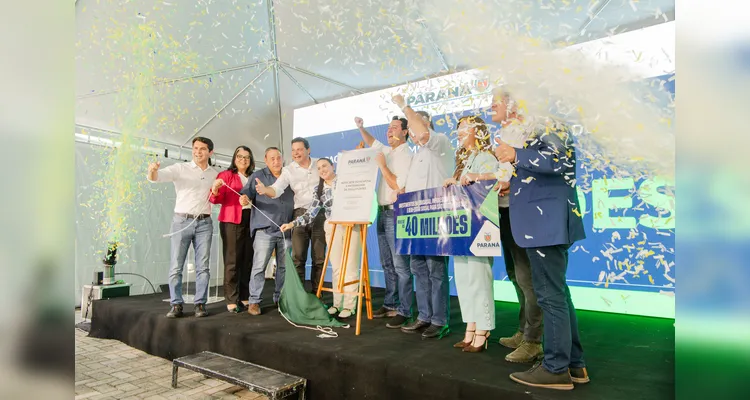 Inauguração do Hospital Dr. Paulo Fortes em São Mateus do Sul.