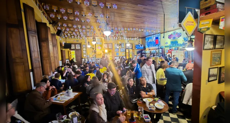 Última transmissão do jogo do Brasil foi um sucesso no Botequim
