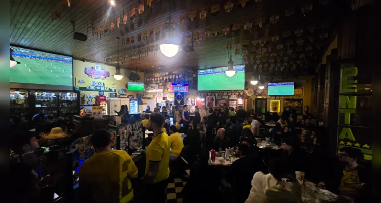 Última transmissão do jogo do Brasil foi um sucesso no Botequim