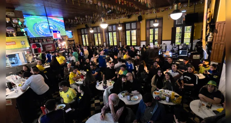 Última transmissão do jogo do Brasil foi um sucesso no Botequim