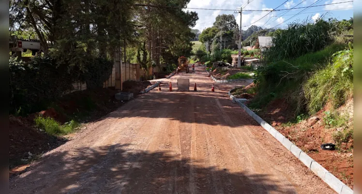 Projeto de pavimentação da Estrada do Alagados, em Ponta Grossa
