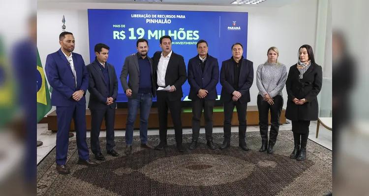 Liberação de recursos para Pinhalão.