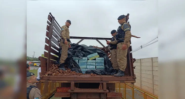 Polícia Militar apreende 5 toneladas de maconha e fuzil em operação no Paraná