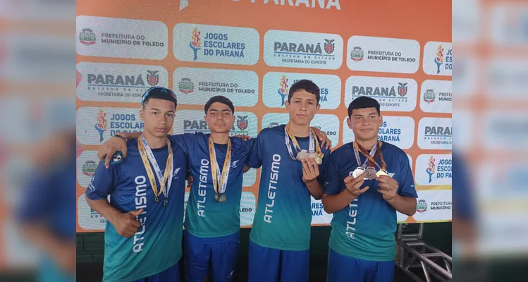 Jovens da área rural de Reserva somam 450 medalhas no atletismo