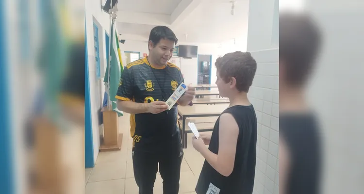 Confira a série de registros dos alunos em variados momentos.