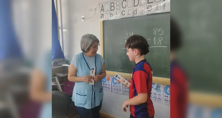 Confira a série de registros dos alunos em variados momentos.