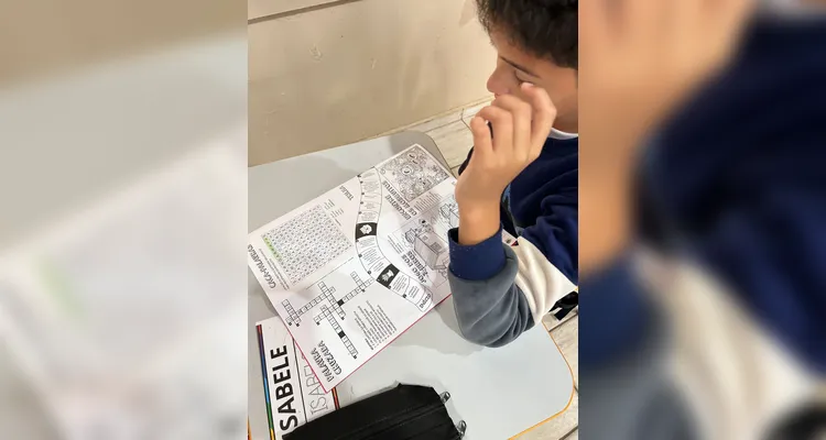 Veja os registros do trabalho em sala de aula.