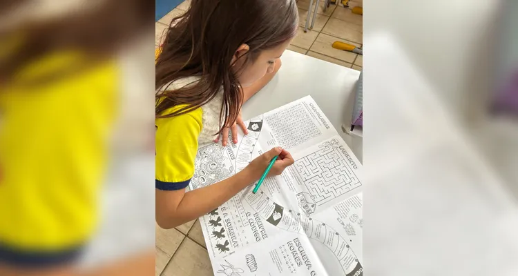Veja os registros do trabalho em sala de aula.