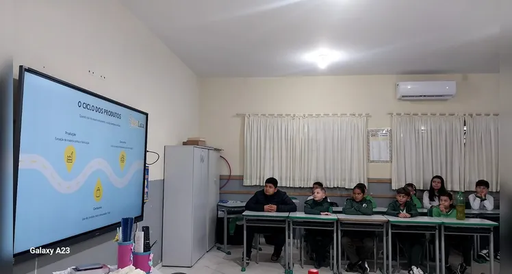 Confira a série de registros do trabalho dentro e fora da sala de aula.