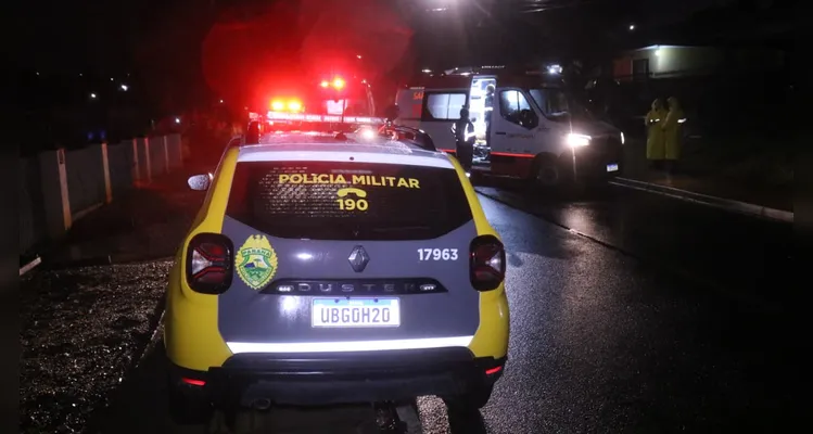 Veja imagens do acidente que deixou um homem morto neste sábado em PG