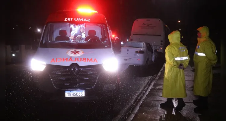 Veja imagens do acidente que deixou um homem morto neste sábado em PG