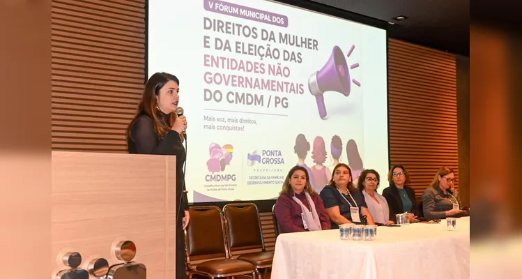 V Fórum Municipal dos Direitos da Mulher debate políticas públicas em Ponta Grossa