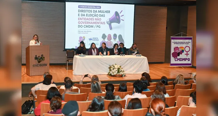 V Fórum Municipal dos Direitos da Mulher debate políticas públicas em Ponta Grossa