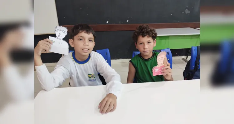 Veja a série de registros do trabalho dos alunos.