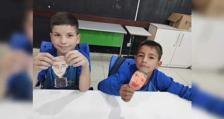 Veja a série de registros do trabalho dos alunos.