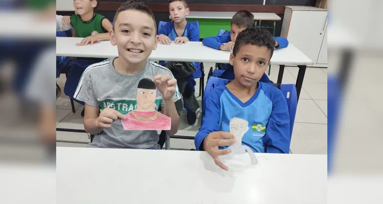 Veja a série de registros do trabalho dos alunos.