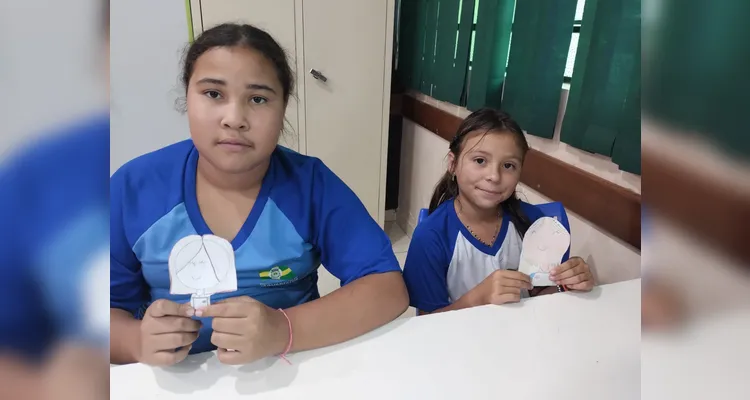 Veja a série de registros do trabalho dos alunos.