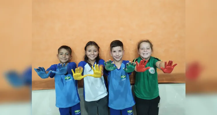 Veja a série de registros do trabalho dos alunos.
