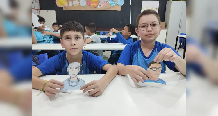 Veja a série de registros do trabalho dos alunos.