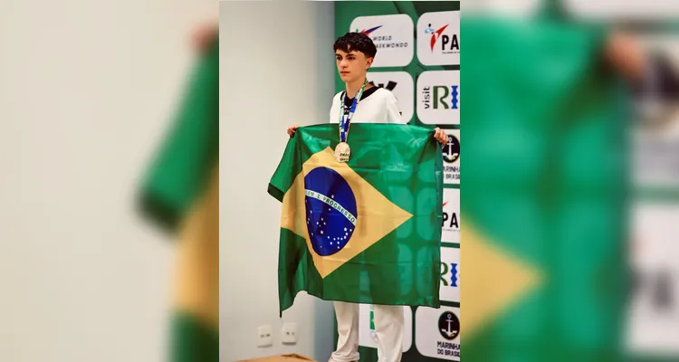 Rafael Neza conquista grande resultado para PG no Pan-Americano de Taekwondo