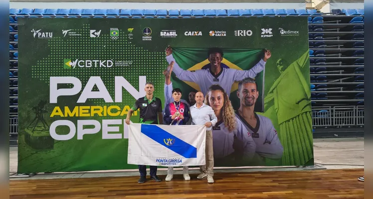 Rafael Neza conquista grande resultado para PG no Pan-Americano de Taekwondo