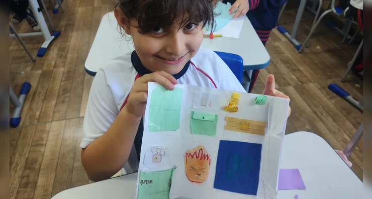 Confira os registros e os trabalhos dos alunos em sala de aula.