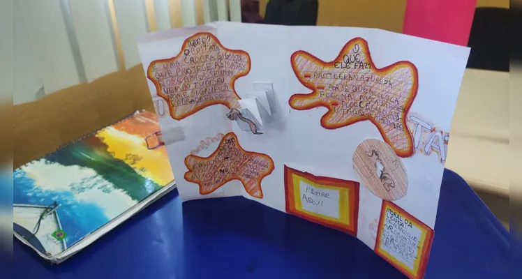 Confira os registros e os trabalhos dos alunos em sala de aula.