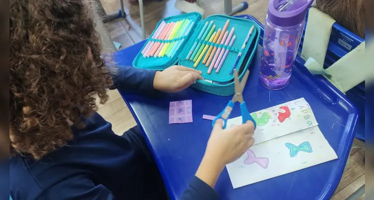 Confira os registros e os trabalhos dos alunos em sala de aula.