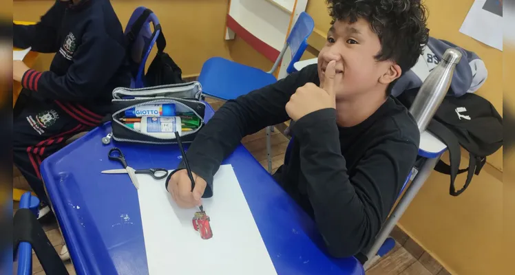 Confira os registros e os trabalhos dos alunos em sala de aula.