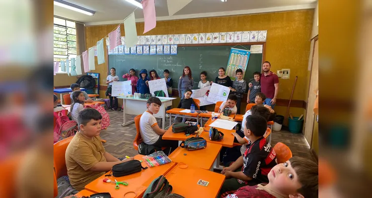 Confira a série de registros do amplo trabalho ambiental dos educandos.