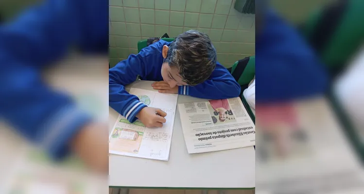 Confira os registros do amplo trabalho em sala de aula.