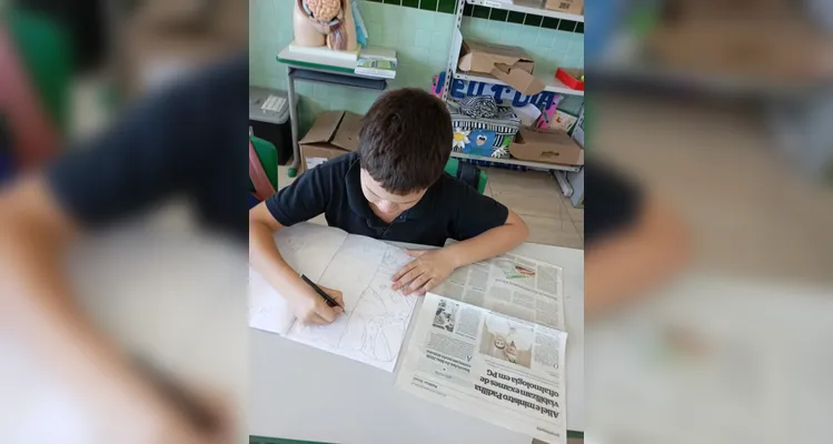 Confira os registros do amplo trabalho em sala de aula.