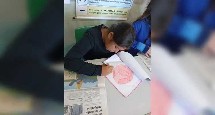Confira os registros do amplo trabalho em sala de aula.