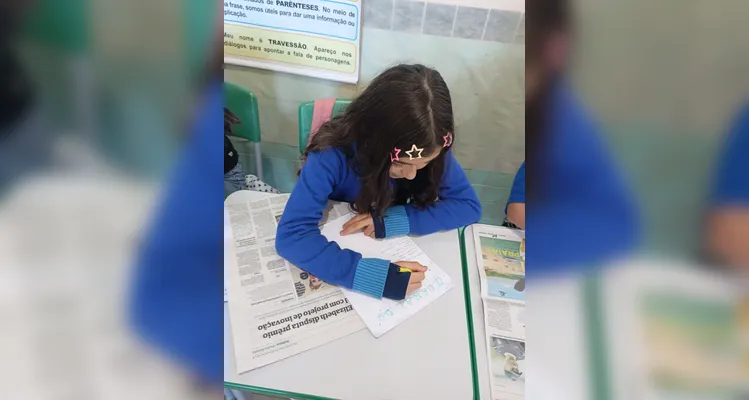 Confira os registros do amplo trabalho em sala de aula.