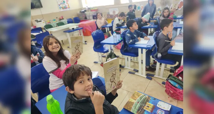 Confira a série de registros do trabalho em sala de aula.