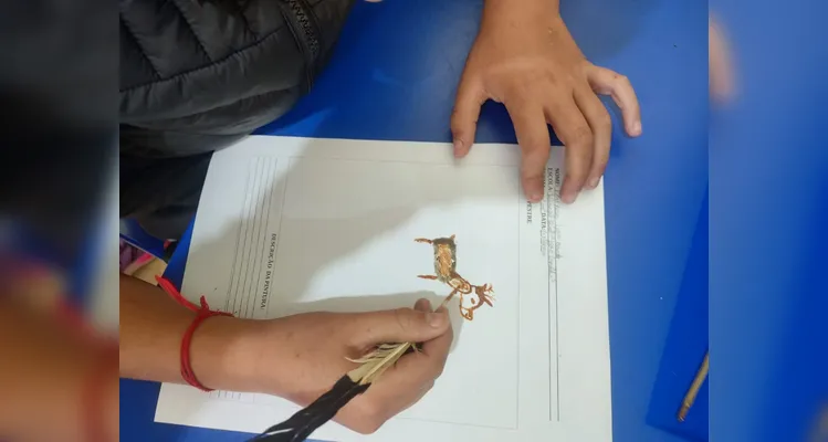 Confira a série de registros do trabalho em sala de aula.