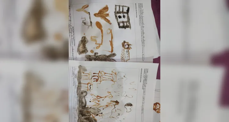 Confira a série de registros do trabalho em sala de aula.