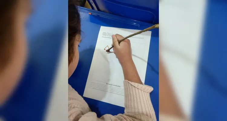 Confira a série de registros do trabalho em sala de aula.