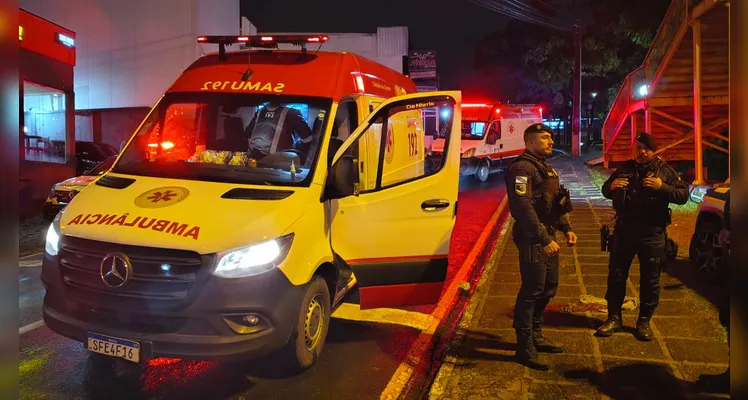 Homem é socorrido após levar duas facadas próximo ao 'Paraguaizinho' em PG