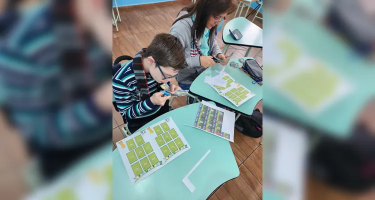 Confira a série de registros do amplo trabalho em sala de aula.