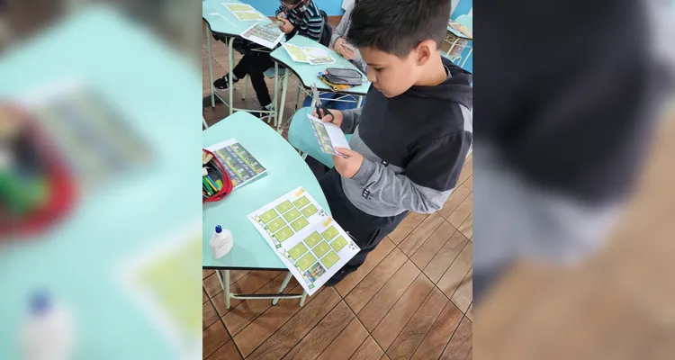 Confira a série de registros do amplo trabalho em sala de aula.
