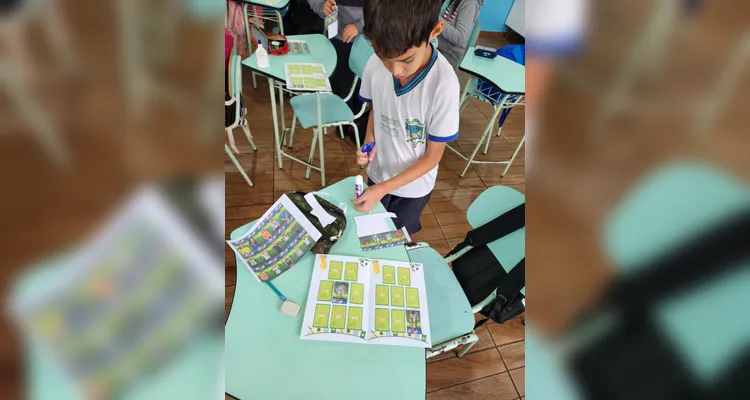 Confira a série de registros do amplo trabalho em sala de aula.