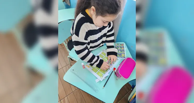 Confira a série de registros do amplo trabalho em sala de aula.