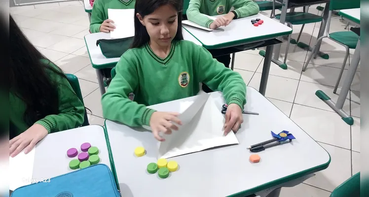 Confira a série de registros dos alunos em sala de aula.