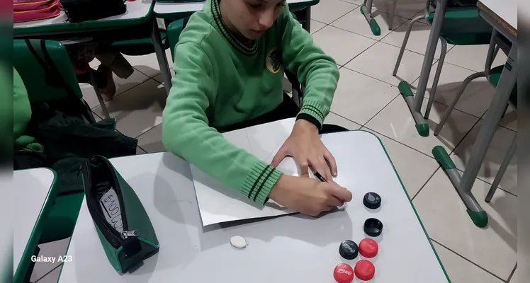 Confira a série de registros dos alunos em sala de aula.