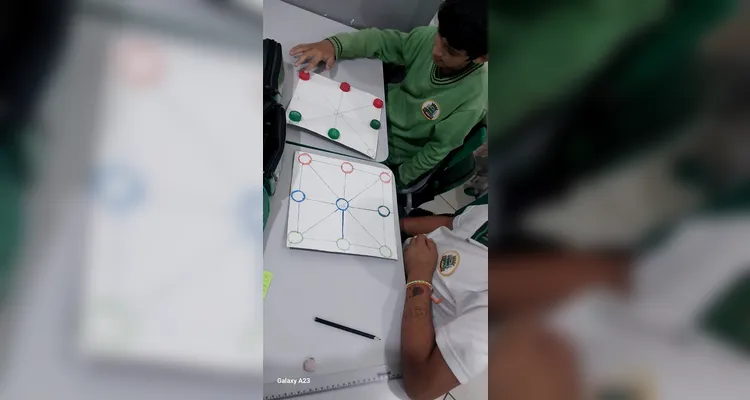 Confira a série de registros dos alunos em sala de aula.